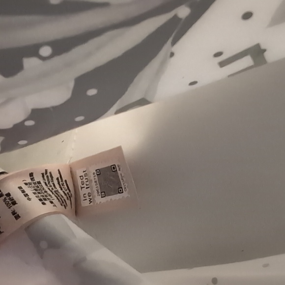 Ted Baker Black and White Floral Tote - Picture 5 of 6